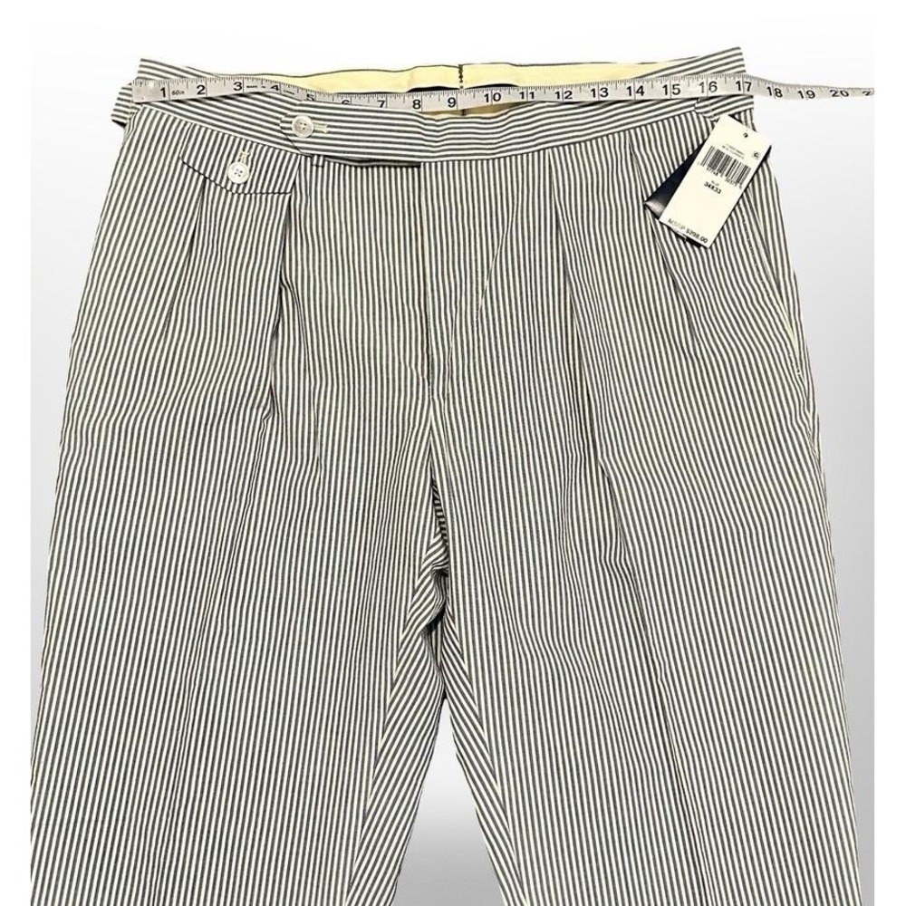 Polo by Ralph Lauren Gray Striped Chinos - Picture 6 of 9